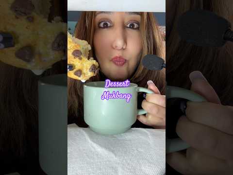 ASMR eating chocolate chip muffin #asmr .#mukbang #fyp