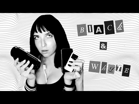 ЧЕРНО-БЕЛЫЙ АСМР // black & white asmr 👁‍🗨