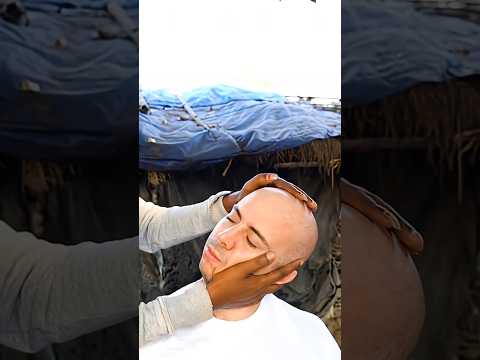 Street Barbershop Neck Crack: Would You Try It? #asmrbarber #neckcracking #streetbarber