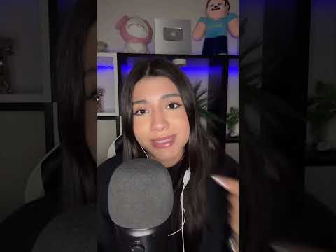 ASMR   Spit painting 👁️👄👁️ sígueme en YT： Anny ASMR ❤️ #asmr tingles