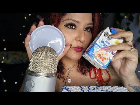 ASMR Comiendo Leche condensada en plato /eating condensed milk on plate #susurros #mouthsounds