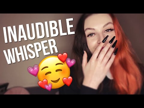 semi inaudible/unintelligible whispers up close💗 - ASMR