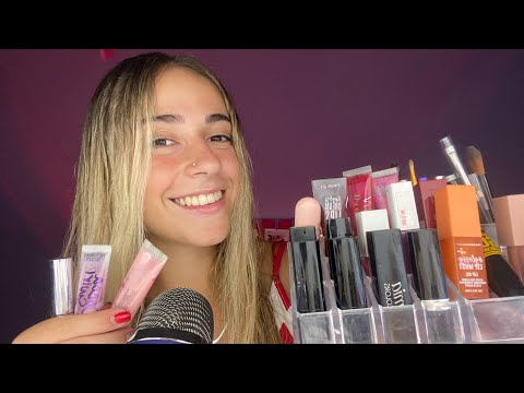 ASMR MI COLECCIÓN DE GLOSSES Y LABIALES💄💋