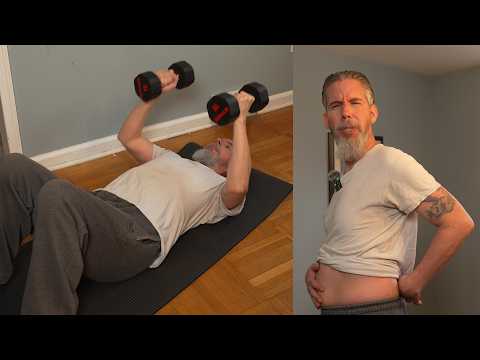 My First Workout in ~30 Years -  Dumbbells / Resistance Training & Maintenance / Low-carb Diet
