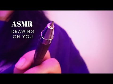 ASMR POV: You're My Sketchbook (Writing, Drawing, Tapping ON YOU + Inaudible Whispers, Lofi)