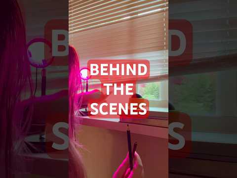#asmr behind the scenes for my most recent video!