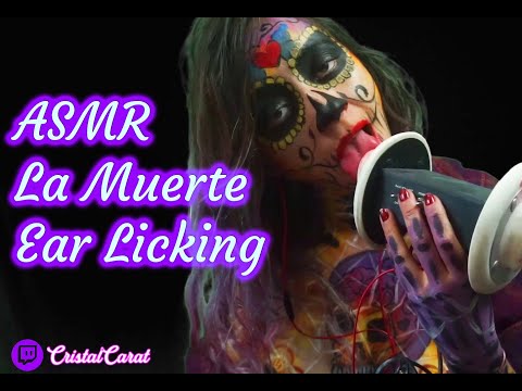 ASMR Gentle Moaning Ear Licking La muerte