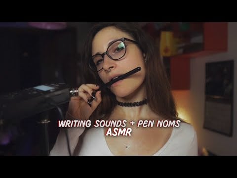 ASMR | Pen noms diversi che ti faranno sciogliere (writing sounds, paper sounds)