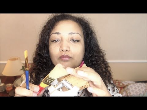 ASMR Je joue avec le micro *Brosses à maquillages etc.. SUPER TINGLY!