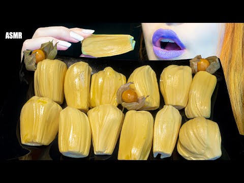 ASMR: CRUNCHY RAW JACKFRUIT | Durian's Best Friend 🍠 ~ Relaxing Eating Sounds [No Talking|V]😻