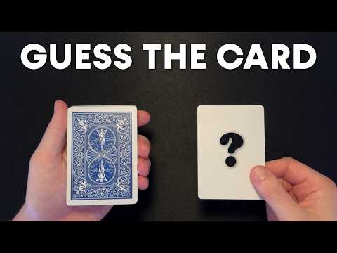 This ASMR Video Ends When I Guess the Playing Card