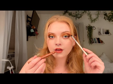 ASMR~FALL SOFT GLAM MAKEUP TUTORIAL 💋🍂🍁