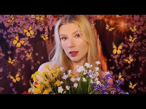 ASMR 🌼 Relaxing Flower Goddess Welcomes Spring 🌸 personal attention/whispers