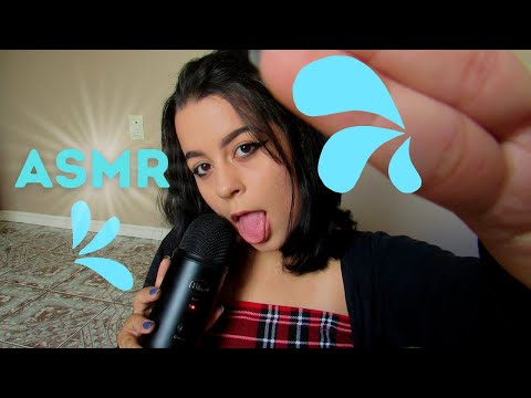 ASMR | 💦SPIT PAINTING💦"Babando em você'' | WET MOUTH SOUNDS 👅