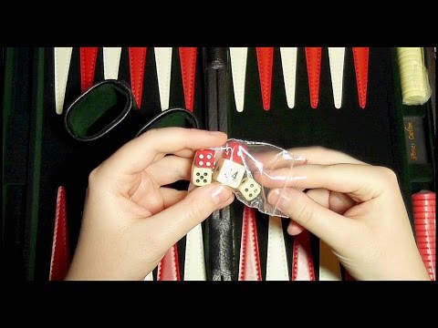 140. Silent Unboxing: Backgammon Set - SOUNDsculptures - ASMR