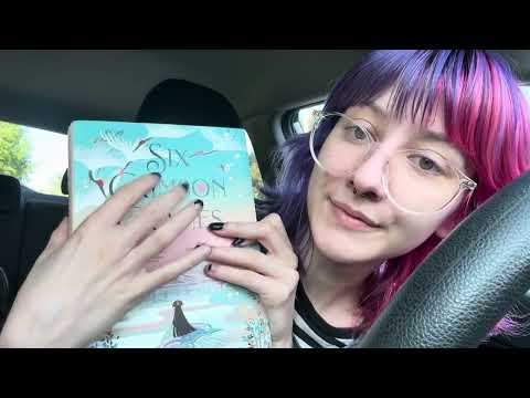 ASMR chit chat and book tapping (lofi)