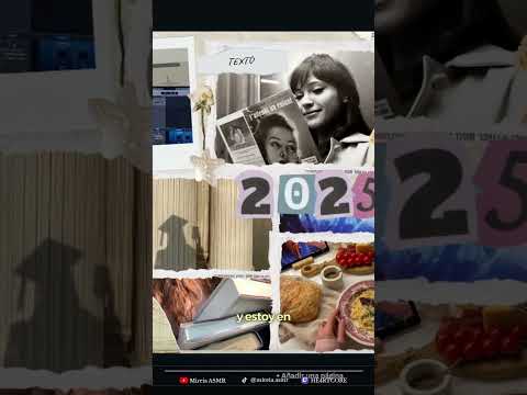 ASMR ✧ Espero poder cumplir lo que me propongo este año ⭐💭 #shorts