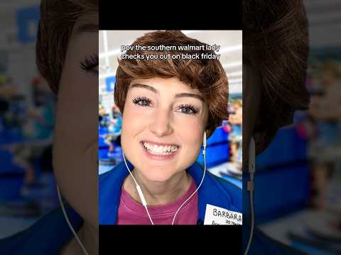 pov the southern walmart lady checks you out on black friday asmr #asmr #asmrroleplay #roleplayasmr