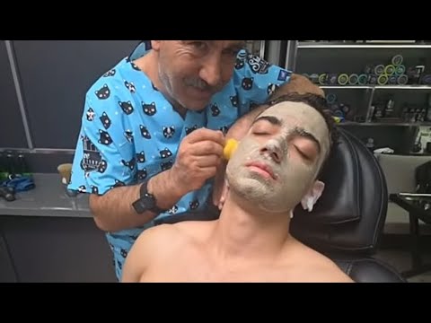 ASMR Handsome Model Care | Facial Treatment & Relaxing Head Massage