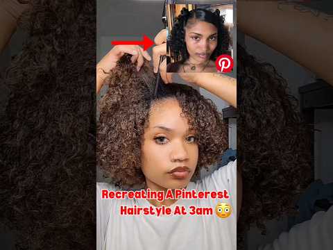 watch me do my hair at 3am 🫣 #shorts #naturalhair