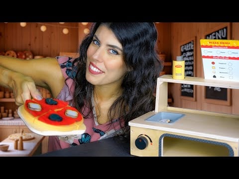 ASMR 🍕 Pizzeria e Caffetteria in Legno • Roleplay Super Rilassante