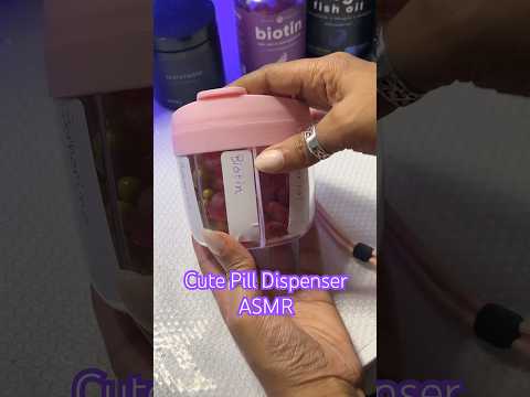 ASMR ✨ Cute Vitamin Dispenser #pilldispenser #vitamins #organization #asmr