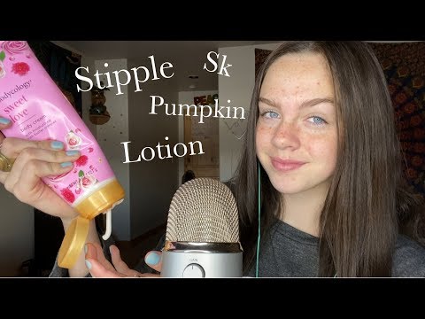 ASMR Up Close Trigger Words (Lotion, Hand Movements)