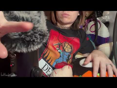 ASMR| Up Close Face Touching , Mic Touching w/No Talking