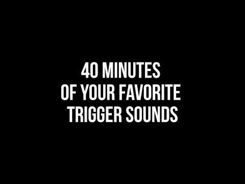 40 minutes of your favorite asmr triggers/ blackscreen/fall asleep/relajate 