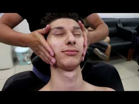 Asmr Barber head neck kafa yüz massage