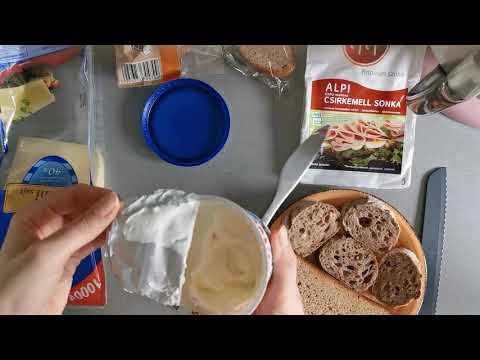 Magyar ASMR @ "Gyors" reggeli szendvicskészítés