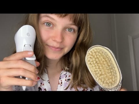囁き声ASMR - 1時間で髪の毛ブラシするよん| スプレイボトルのトリガー |日本語 