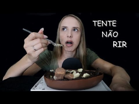 ASMR - COMENDO OVO DE PÁSCOA *que eu fiz*