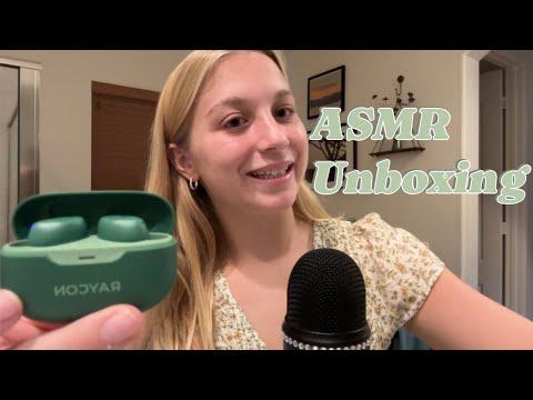 ASMR: Unboxing my New Raycon Earbuds 🙉