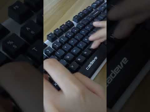 ASMR | Typing on Cadeve Keyboard again ⌨