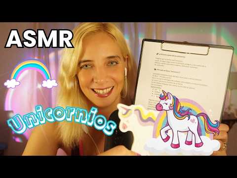 ASMR 🦄 UNICORNIOS Y SU MUNDO MÁGICO ✨ Lectura Susurrada para Dormir y Relajarse 😴