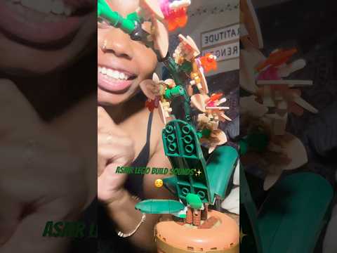 I built me a flower!!😊🪷💐 #asmr #legobuild #asmrshorts #tingles #visualtingle #lego