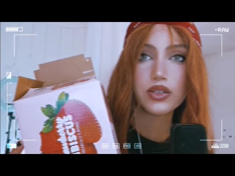 Asmr playing with carton/ How was your day