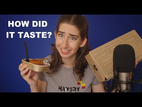 ASMR French Army Meal-Ready-To-Eat (MRE) 4K Review