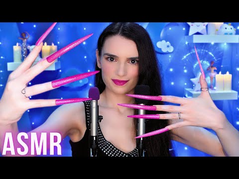 ASMR with CLAWS 💅 20 Different Claws, Items & Mics 🩷 Scratching , Tapping etc. No Talking for Sleep