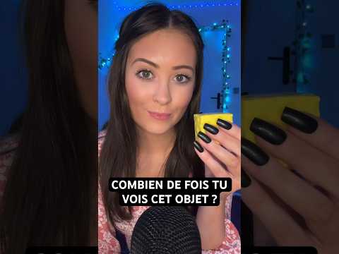 Combien de fois tu vois cet objet dans la vidéo ? #asmr