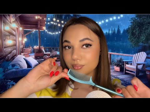 Hair Brushing 😴 Head massage 💆🏻‍♀️ 💆🏻‍♂️ Saç darama və baş masajı ASMR
