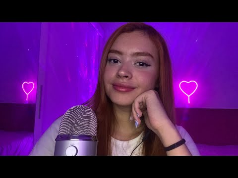 asmr contando até você dormir + sons de boca | mouth sounds