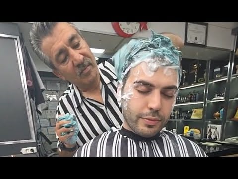 "Relaxing ASMR Haircut & Beard Trim with Head Massage | Stay With Me"
