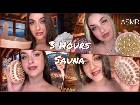 ASMR in der heißesten Sauna 🔥 3 Hours XXL Hot Sauna Roleplay, Massage, Personal Attention,  Deutsch