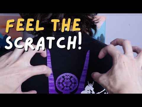 SUPER FAST Upper Back Scratching | Aggressive ASMR
