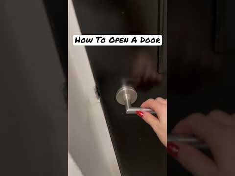 How To Open A Door