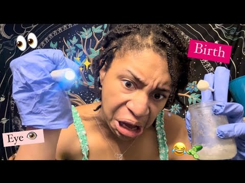 ASMR - Eye Inspection BUT YOU GIVE BIRTH