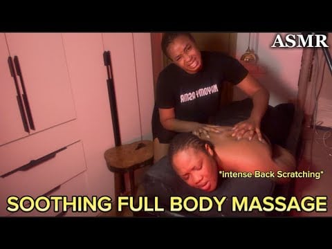 ASMR:FULL BODY SOOTHING MASSAGE,EXTREME CUPPING METHOD USING WOODEN TOOLS AND ROLLERS*Relaxingsounds