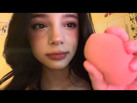 asmr doing your makeup